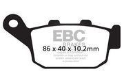 EBC SFA-HH Series Sindered Scooter Brake Pads Street Rear Sintered Metal Pair