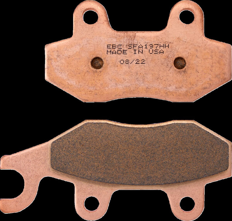 EBC Scooter "SFA" Double-H Sintered Brake Pads SFA-HH Series Front Front Right Sintered Metal Copper Alloy Set of 2