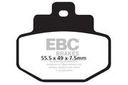 EBC SFA-HH Series Sindered Scooter Brake Pads Street Rear Sintered Metal Pair