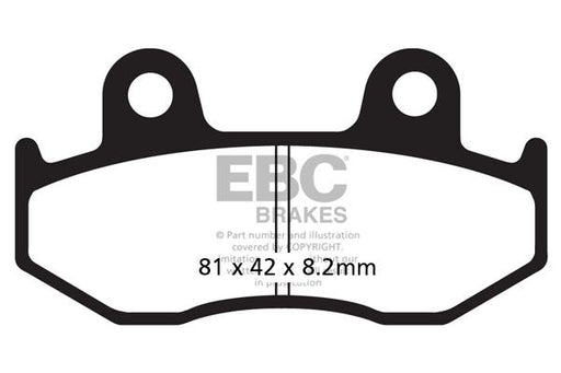EBC SFA-HH Series Sindered Scooter Brake Pads for 1998-2001 SUZUKI Street Rear Sintered Metal Pair