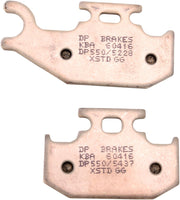 DP Brakes ATV/UTV Sintered Metal Brake Pads for 2005-2024 SUZUKI Front Left Copper Alloy Set of 2 #DP550
