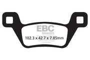 EBC R Series Heavy Duty Sindered Brake Pads for 2012-2018 KYMCO Off-Road Front Sintered Metal Pair