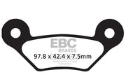 EBC R Series Heavy Duty Sindered Brake Pads for 2010-2015 JOHN DEERE Off-Road Front Rear Sintered Metal Pair