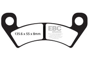 EBC R Series Heavy Duty Sindered Brake Pads Off-Road Front Sintered Metal Pair