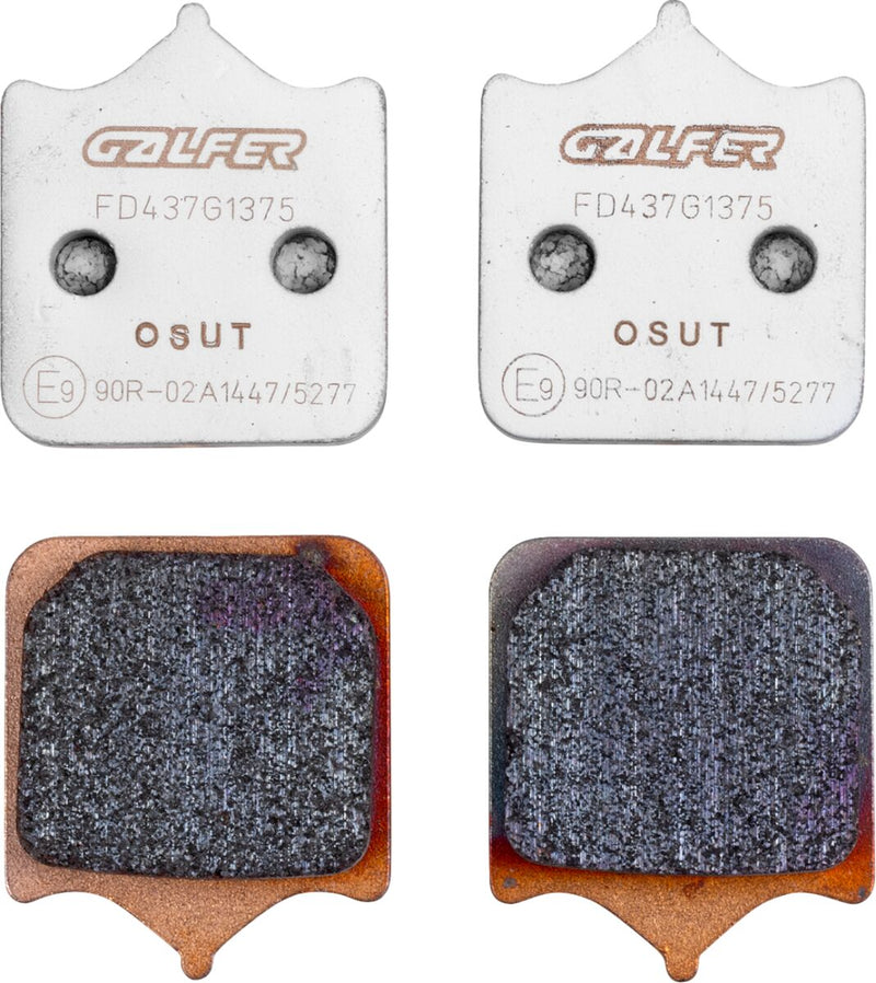 Galfer HH Sintered Ceramic Brake Pads for 2010-2025 BMW S 1000 R Front Set of 4 #FD437G1375