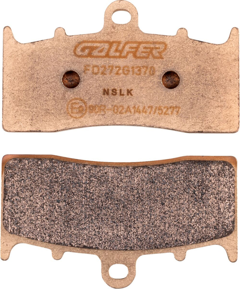 Galfer HH Sintered Brake Pads Front Sintered Metal Copper Alloy Pair #FD272G1370