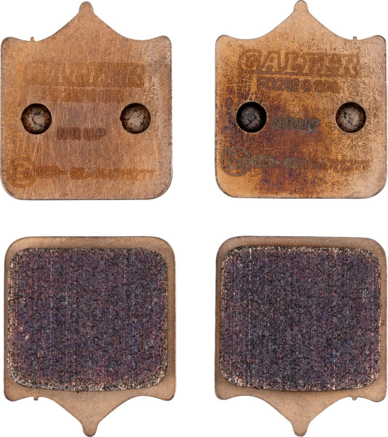 Galfer HH Sintered Brake Pads Front Sintered Metal Copper Alloy Pair #FD262G1370