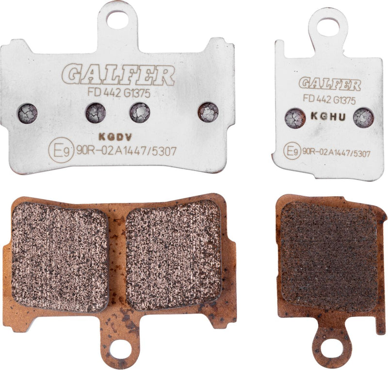 Galfer HH Sintered Ceramic Brake Pads for 2010-2016 HONDA VFR 1200 F Front Set of 4 #FD442G1375