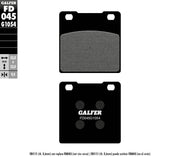 Galfer Semi-Metallic Brake Pads Street Rear Semi-Sintered Metal Set