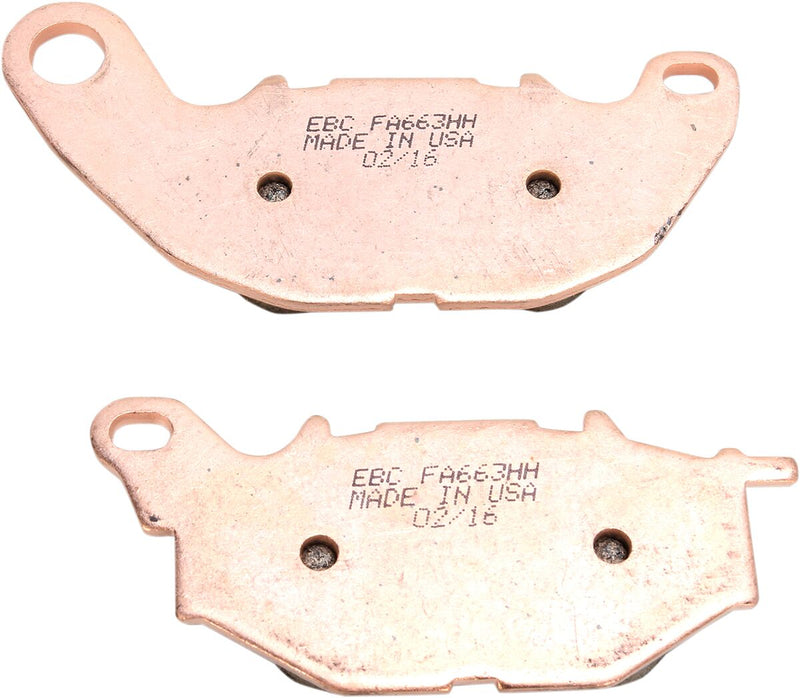 EBC Sintered "HH" Brake Pads for 2015-2022 YAMAHA FA-HH Series Front Sintered Metal Copper Alloy Set of 2