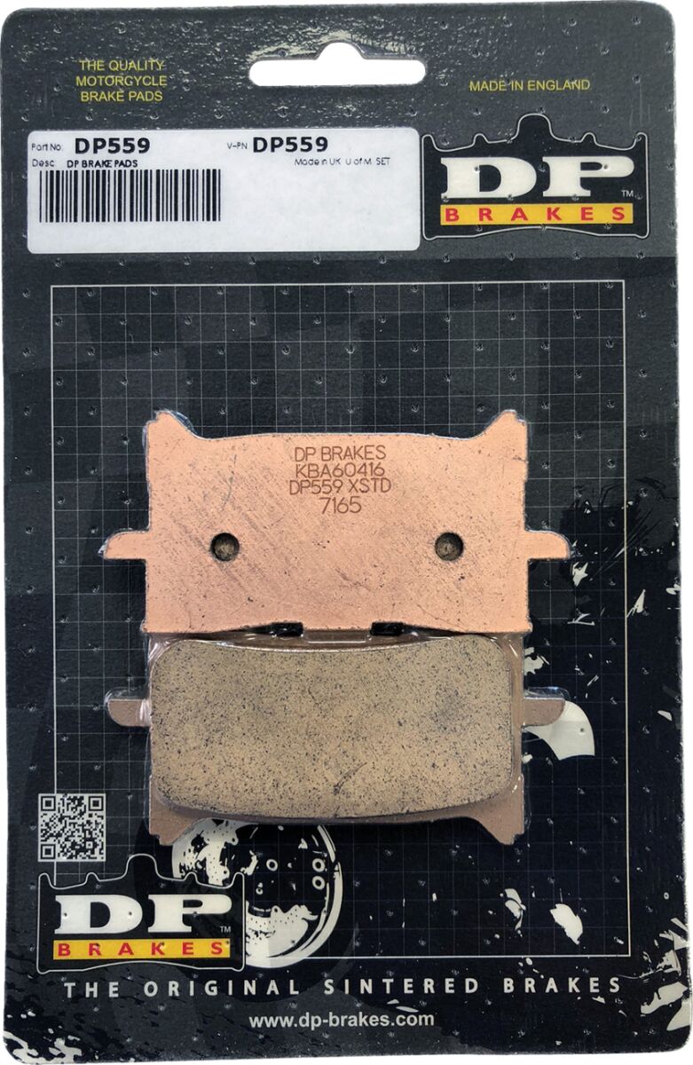 DP Brakes Standard DP Sintered Brake Pads for 2016-2024 HONDA Front Sintered Metal Set
