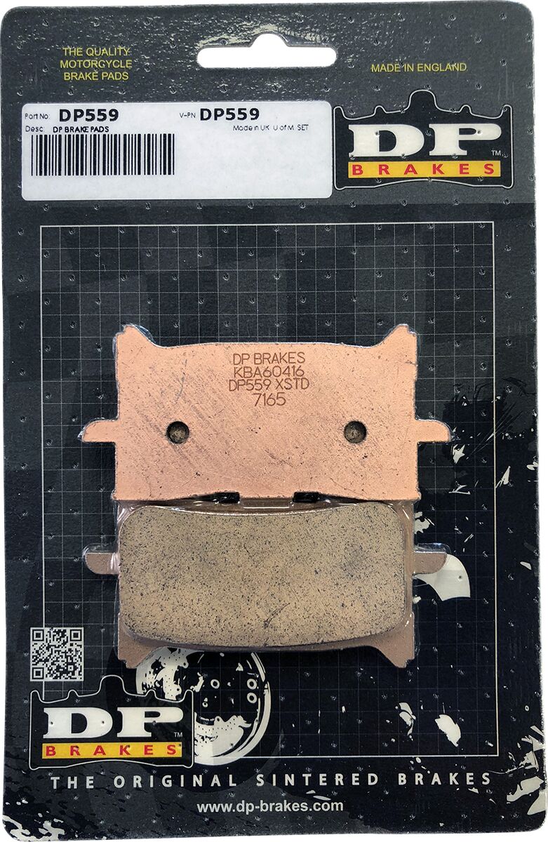 DP Brakes Standard DP Sintered Brake Pads for 2016-2024 HONDA Front Sintered Metal Set