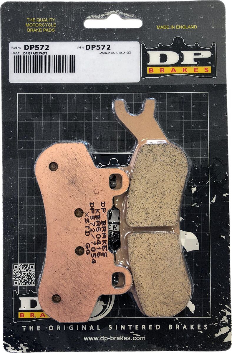 DP Brakes ATV/UTV Sintered Metal Brake Pads for 2016-2024 CAN AM (BRP) Front Left Rear Left Copper Alloy Set of 2 #DP572