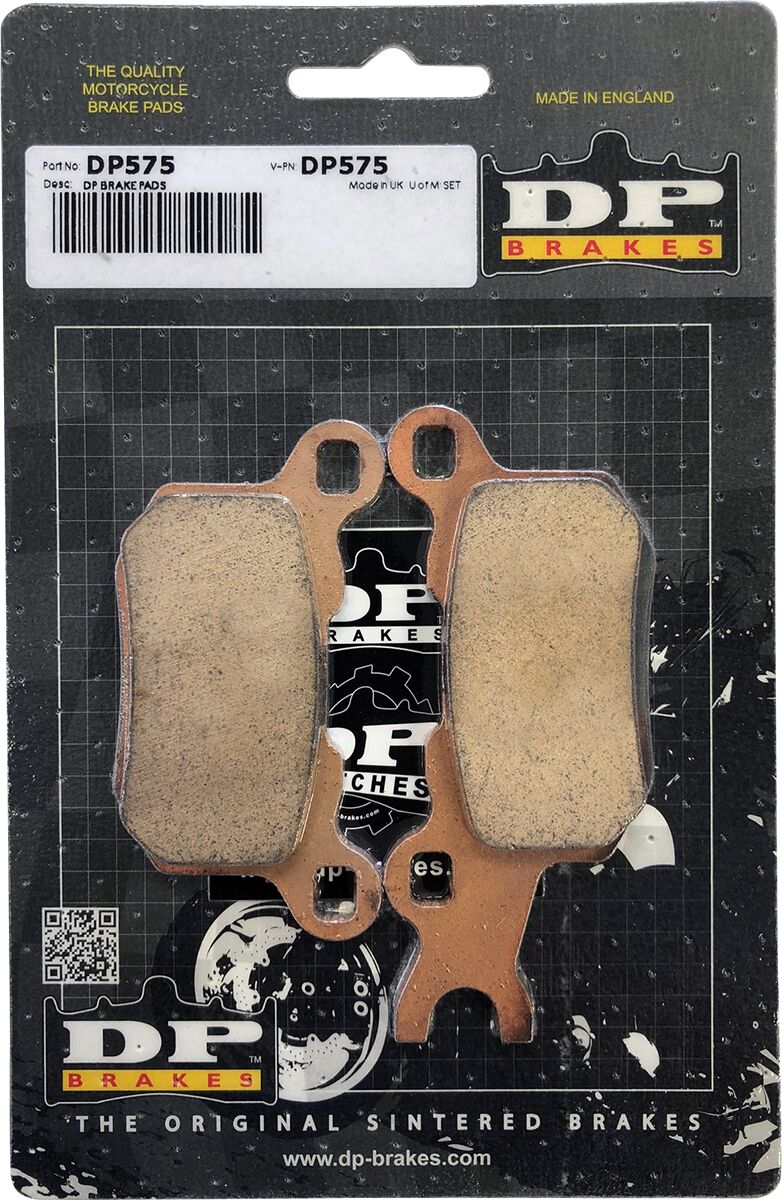 DP Brakes ATV/UTV Sintered Metal Brake Pads for 2016-2024 CAN AM (BRP) Rear Left Copper Alloy Set of 2 #DP575