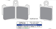 DP Brakes SDP HH+ Supersport Pads for 2010-2016 HONDA VFR 1200 F Brake Pad Street Front Sintered Metal Pair #SDP504HH+