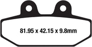 EBC HH Sintered Harley/Buell Brake Pads for 2014-2015, 2018-2026 Harley-Davidson FA-HH Series Rear Right Sintered Metal Copper Alloy Set of 2