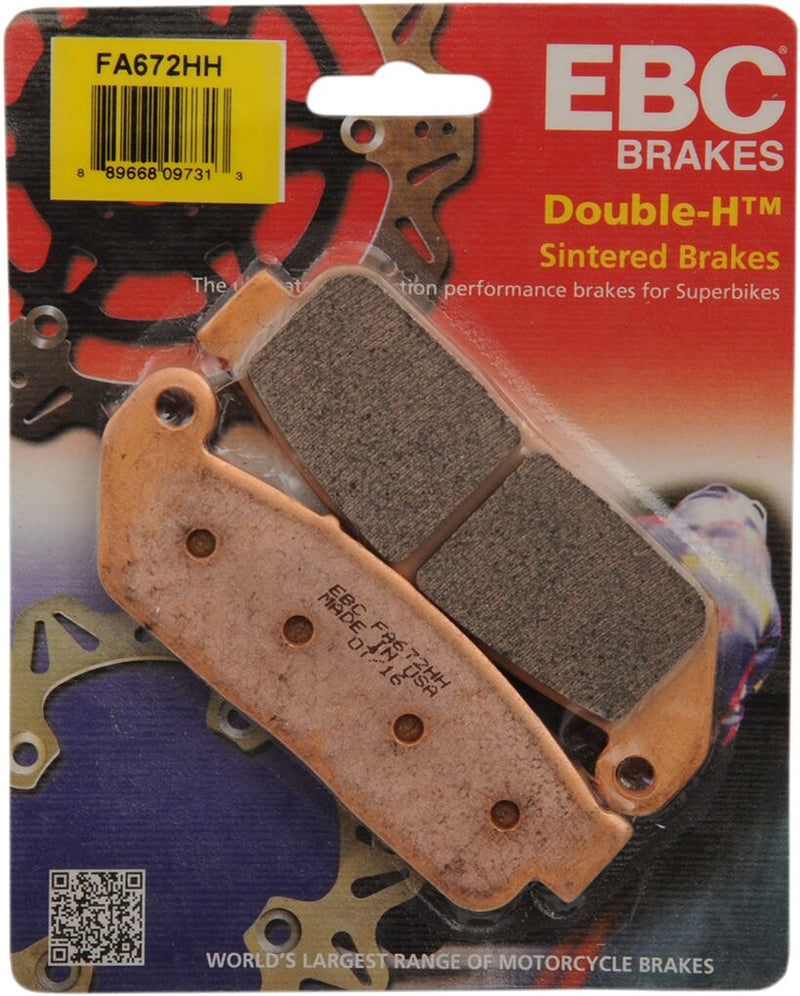 EBC Sintered Metal Indian/Victory Brake Pads for 2015-2016 INDIAN SCOUT FA-HH Series Front Set of 2