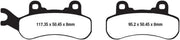 EBC Long-Life Sintered "R" Brake Pads for 2016-2024 CAN AM (BRP) FA-R Series Front Right Rear Right Sintered Metal Bronze Set of 2