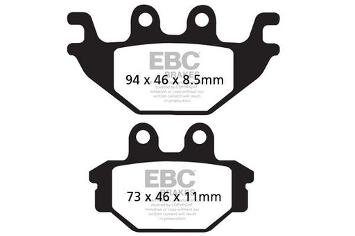 EBC FA-HH Series Sindered Brake Pads Street Rear Sintered Metal Pair