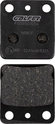 Galfer Semi-Metallic Brake Pads Front Rear Semi-Sintered Metal Set of 2