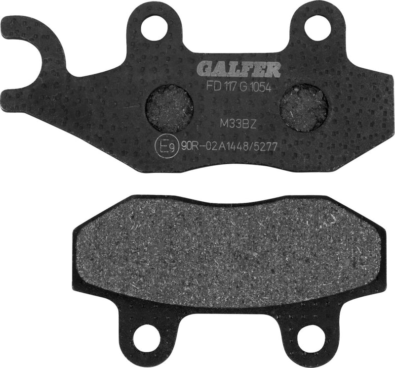 Galfer Semi-Metallic Brake Pads Front Rear Semi-Sintered Metal Set of 2 #FD117G1054