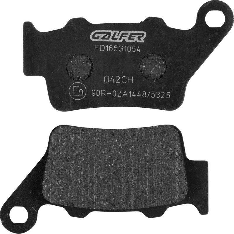 Galfer Semi-Metallic Brake Pads Rear Semi-Sintered Metal Set of 2 #FD165G1054