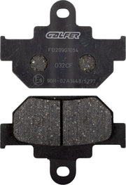 Galfer Semi-Metallic Brake Pads for 1987, 1990-1991, 1997-2019 SUZUKI Front Semi-Sintered Metal Set of 2 #FD209G1054