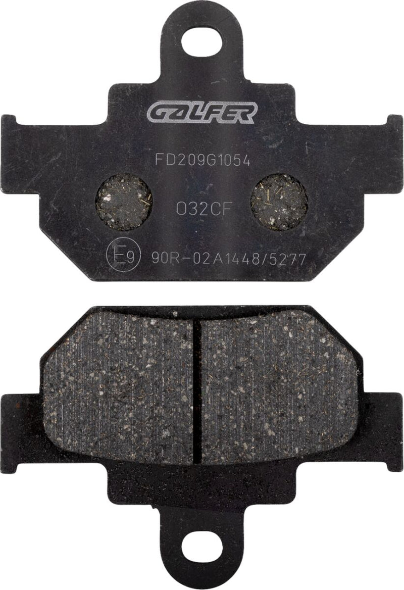 Galfer Semi-Metallic Brake Pads for 1987, 1990-1991, 1997-2019 SUZUKI Front Semi-Sintered Metal Set of 2 #FD209G1054