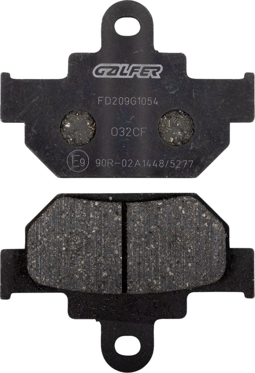 Galfer Semi-Metallic Brake Pads for 1987, 1990-1991, 1997-2019 SUZUKI Front Semi-Sintered Metal Set of 2 #FD209G1054