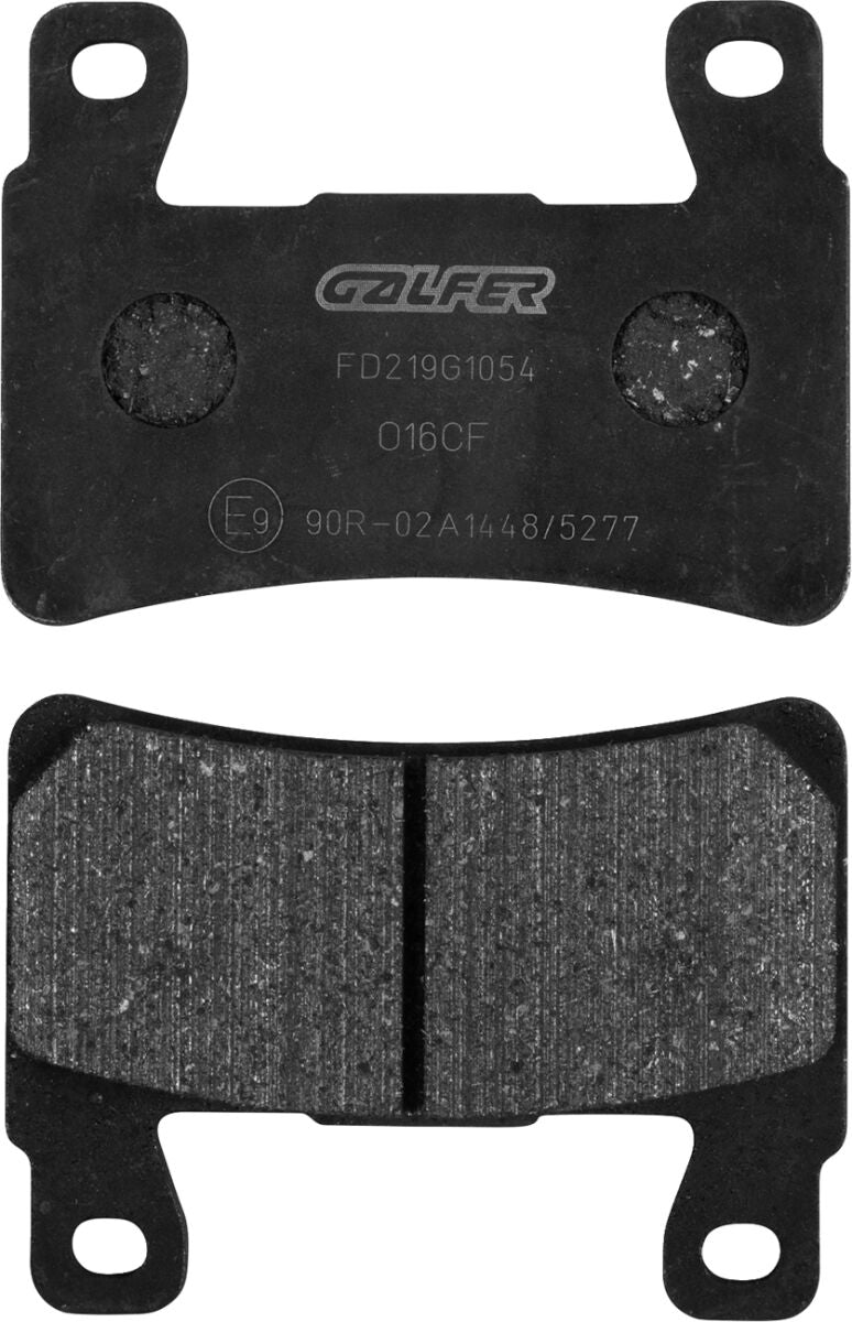 Galfer Semi-Metallic Brake Pads Front Semi-Sintered Metal Set of 2 #FD219G1054