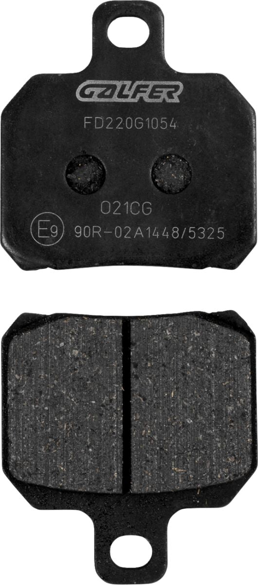 Galfer Semi-Metallic Brake Pads Front Rear Semi-Sintered Metal Set of 2 #FD220G1054