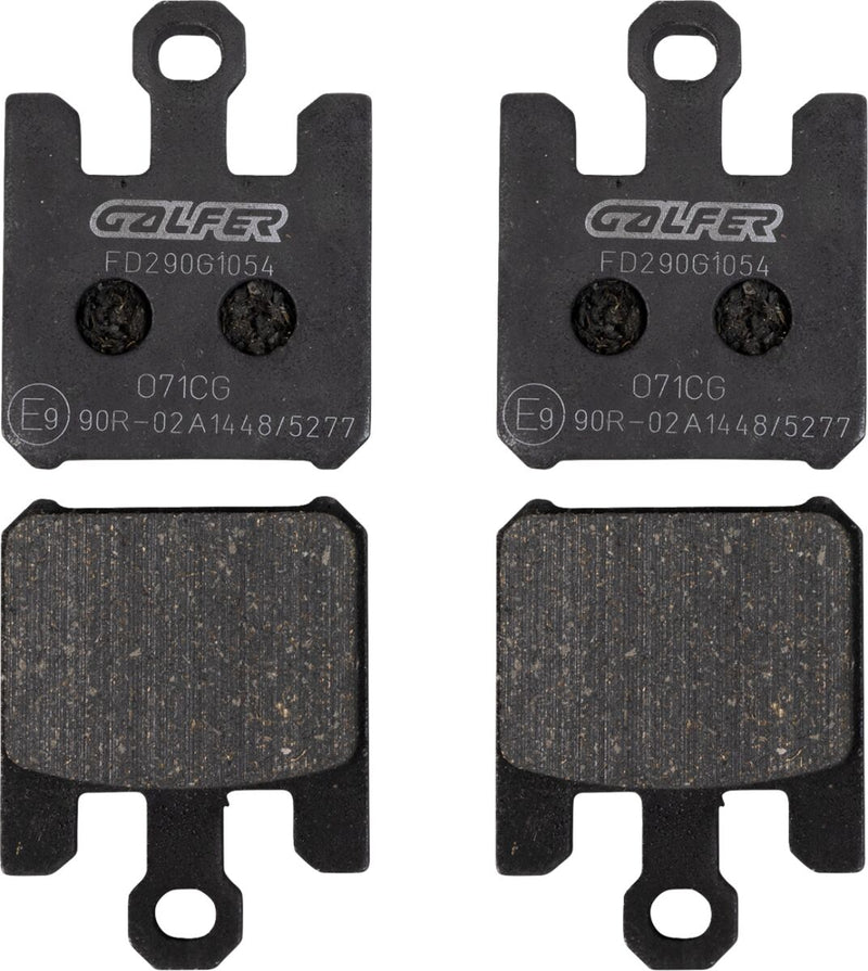 Galfer Semi-Metallic Brake Pads Front Semi-Sintered Metal Set of 4 #FD290G1054