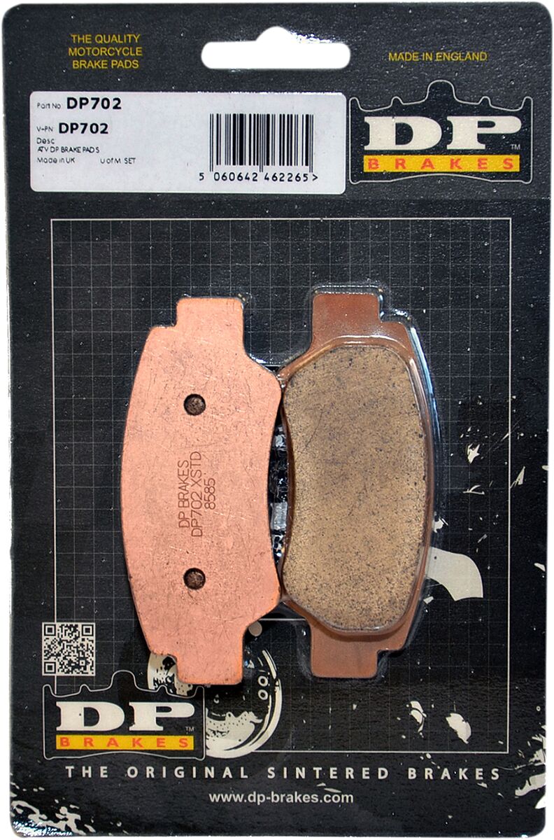 DP Brakes Standard DP Sintered Brake Pads for 2016-2024 CF MOTO Rear Sintered Metal Set #DP702