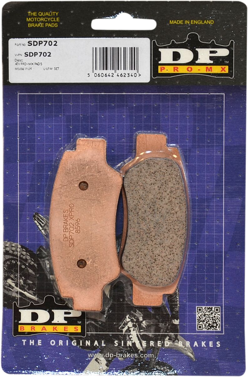 DP Brakes SDP Pro MX High-Performance Brake Pads for 2018-2024 CF MOTO Multi-Purpose Off-Road Sintered Metal Set