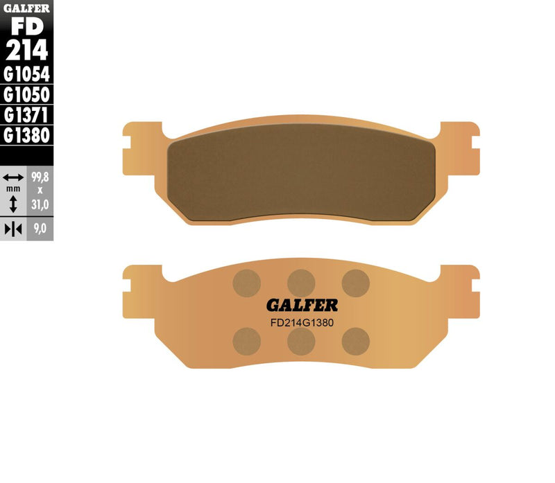 Galfer HH Sintered Brake Pads Street Sintered Metal Set #FD214G1380