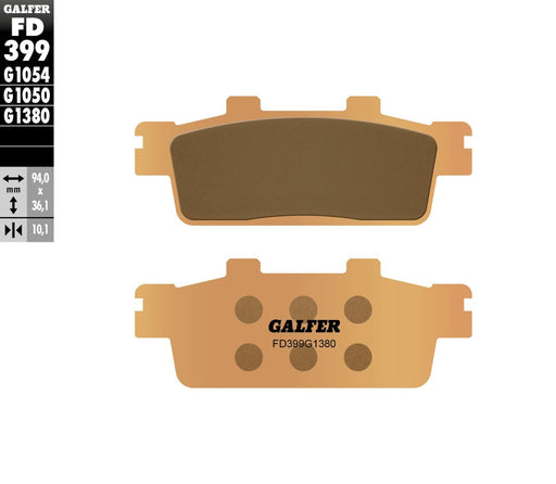 Galfer HH Sintered Brake Pads Street Sintered Metal Set #FD399G1380