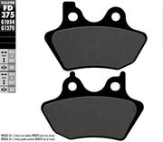 Galfer HH Sintered Brake Pads for 2001-2003, 2006-2017 Harley-Davidson Street Semi-Sintered Metal Set