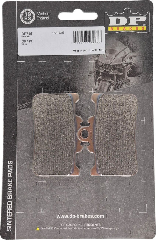 DP Brakes Standard DP Sintered Brake Pads for 2022-2024 HONDA Front Sintered Metal Set