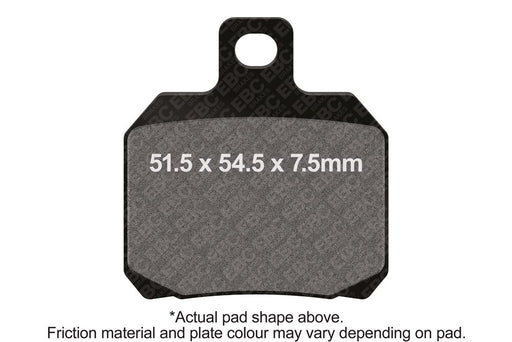 EBC Extreme Performance Sintered "EPFA" Brake Pads EPFA-HH Series Rear Sintered Metal Set