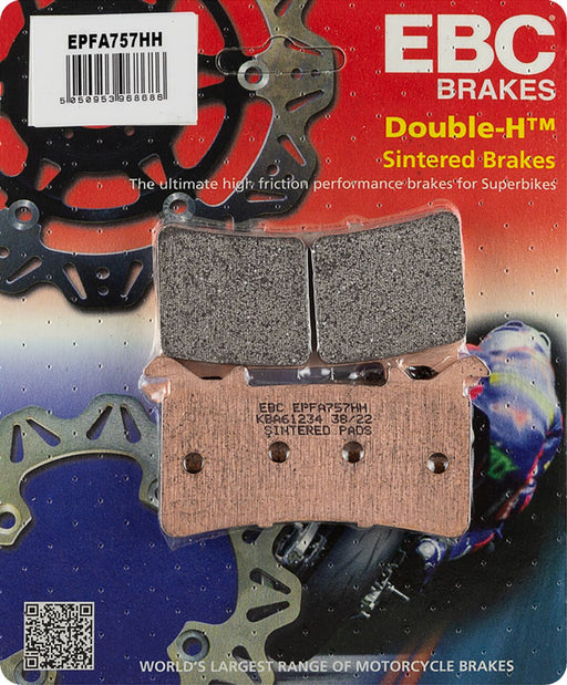 EBC EPFA Series Extreme Pro Sindered Brake Pads EPFA-HH Series Front Sintered Metal Set