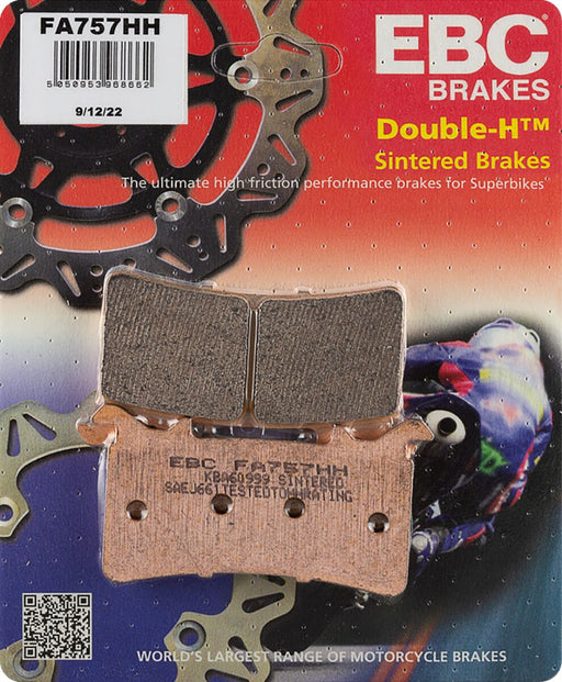 EBC Sintered "HH" Brake Pads FA-HH Series Front Sintered Metal Copper Alloy Set
