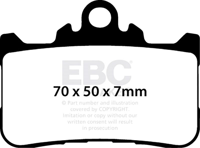 EBC FA-HH Series Sindered Brake Pads for 2021-2026 HONDA Sintered Metal Set