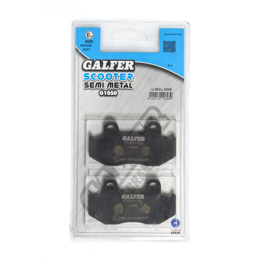 Galfer Semi-Metallic Brake Pads Street Front Semi-Sintered Metal Set #FD063G1050