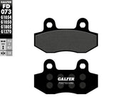 Galfer Semi-Metallic Brake Pads Street Front Rear Semi-Sintered Metal Set #FD073G1050