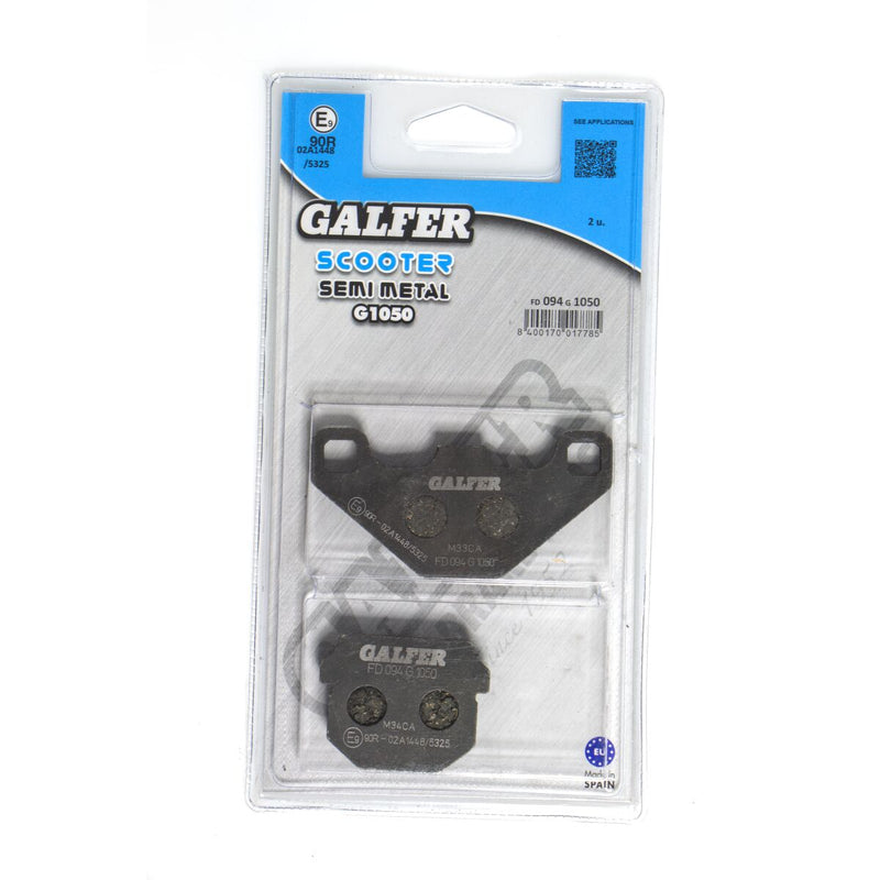 Galfer Semi-Metallic Brake Pads Street Front Semi-Sintered Metal Set #FD094G1050