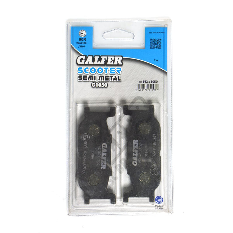 Galfer Semi-Metallic Brake Pads Street Front Rear Semi-Sintered Metal Set