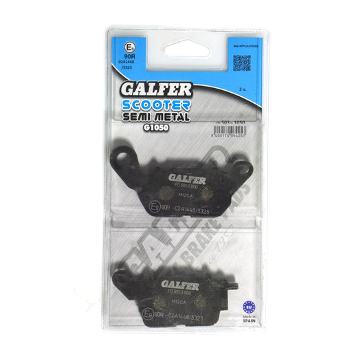 Galfer Semi-Metallic Brake Pads for 2015-2023 YAMAHA Street Front Rear Semi-Sintered Metal Set #FD503G1050