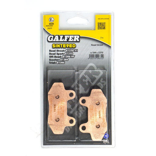 Galfer HH Sintered Brake Pads for 2004-2017, 2019 HYOSUNG Multi-Purpose Street Front Rear Sintered Metal Set