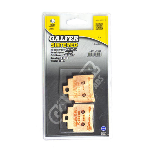 Galfer HH Sintered Brake Pads for 2004-2010 KYMCO Street Front Rear Sintered Metal Set #FD275G1380