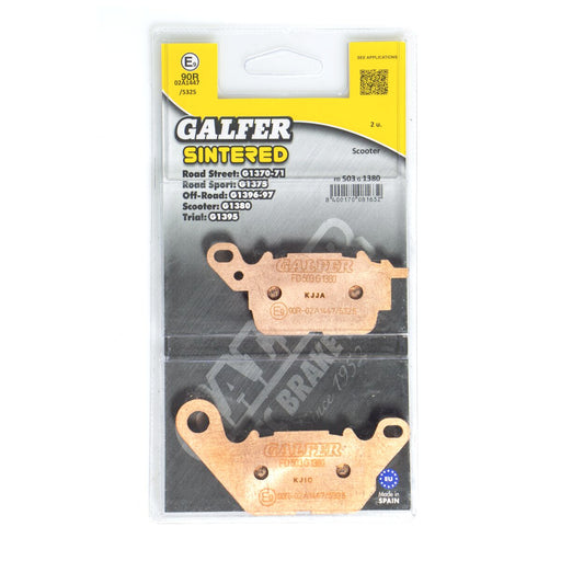 Galfer HH Sintered Brake Pads for 2015-2023 YAMAHA Street Front Rear Sintered Metal Set #FD503G1380